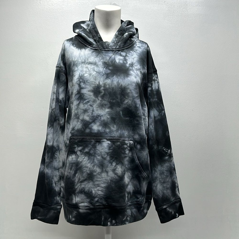 lululemon athletica Black & Gray Tie-Dye Hoodie